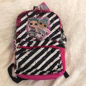 Adorable color changing sequin LOL SURPRISE backpack